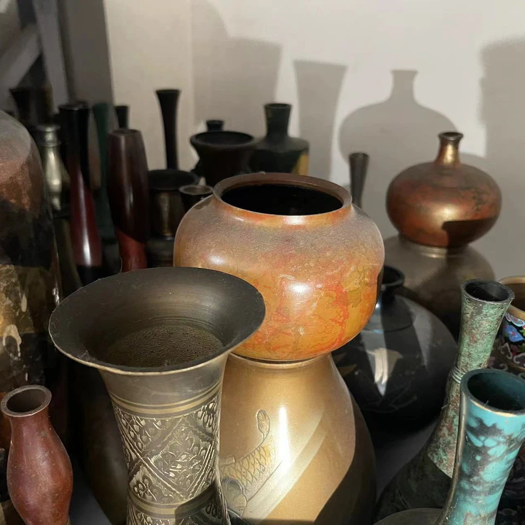 金属复古鎏金茶道