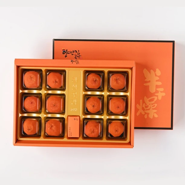 【延边仁哲专属】顺丰包邮12枚半干柿爆浆流心冰柿礼盒