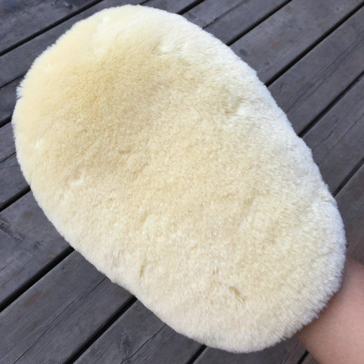 仿洗车羊毛手套吸水加厚不掉毛纯棉擦车毛巾套装超细纤维羊毛