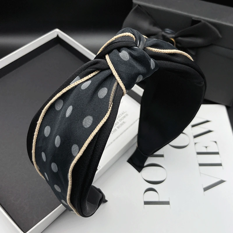 头箍头饰百搭外出经典发箍女网红韩版休闲黑色宽边压发发卡头饰女