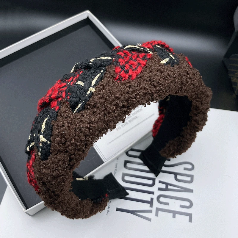 高颅顶发卡发箍女2023网红新款复古发捆头饰显脸小压发洗脸头箍