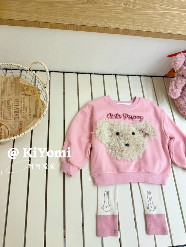 2024秋款上新-可爱-美式毛毛狗卫衣-女童洋气-775768