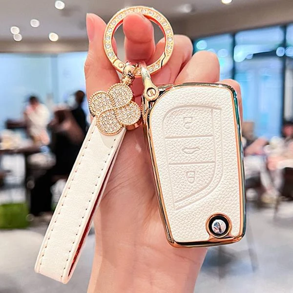 适用丰田卡罗拉凯美瑞皇冠雷凌锐志汉兰达RAV4汽车钥匙包钥匙套壳