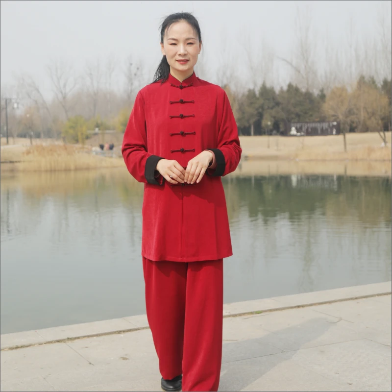 净太极早春男女时尚新款中式2025新品太极服武术比赛服晨练服长袖