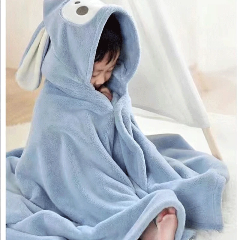 午睡毯学生教室专用儿童斗篷午休神器可穿披风工作披肩毛盖毯被子