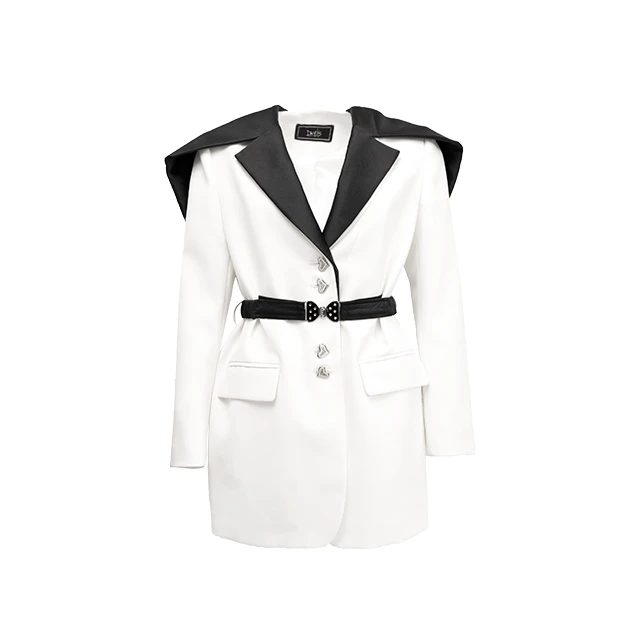 DNCY389蝴蝶结西装外套DA31106206气质轻奢夏季职场西服春季长款