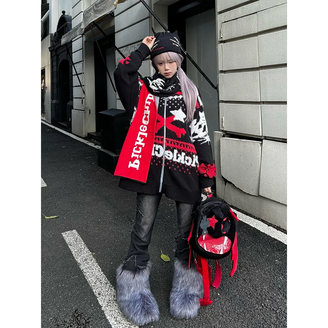 梁拌泡菜【圣诞守望】百搭甜酷秋冬上衣毛衣