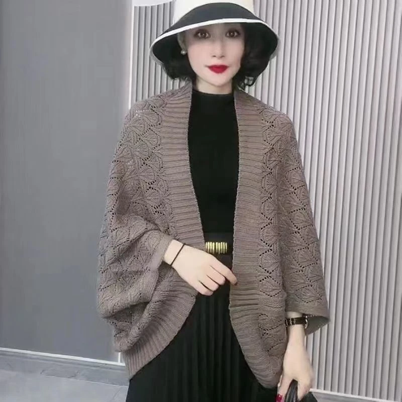 2023春夏新款针织毛线百搭开衫外套上衣披肩气质优雅更显女人味
