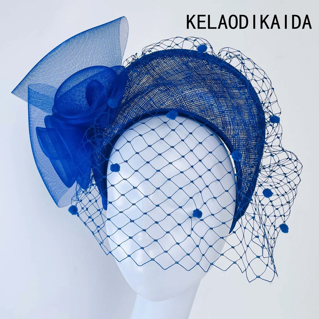 【外单高定系列】时尚百搭网眼发饰名媛宴会优雅花卉高颅顶发饰