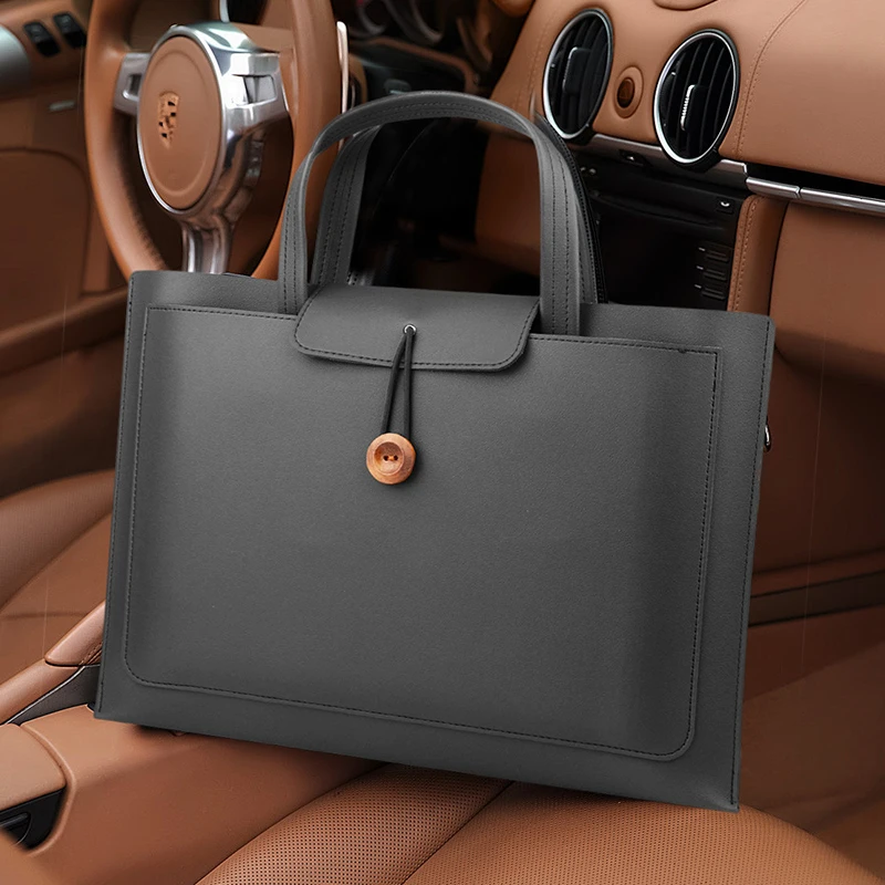 时尚轻便电脑包笔记本包商务公文袋A4纸文件夹袋档案袋男士手提包