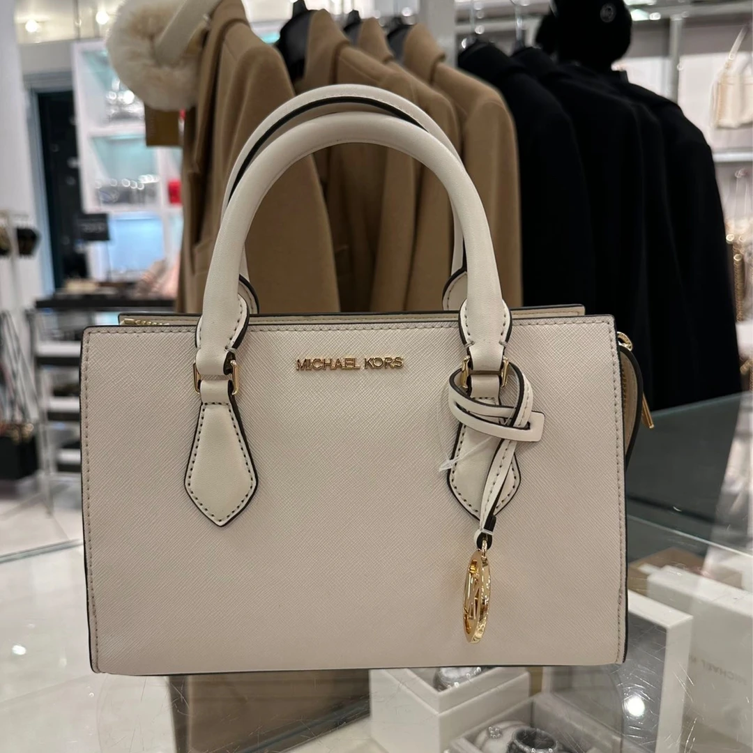 MICHAEL KORS 迈克高仕MK 新款Sheila杀手包女士手提斜挎包 白色