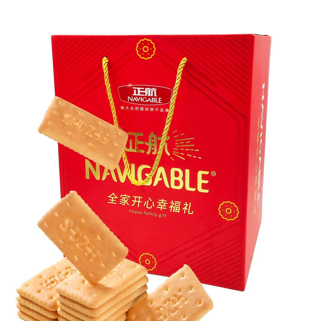 NAVIGABLE/正航山东钙奶饼干无糖硒锌高钙玉米高钙鲜蛋饼干组合装