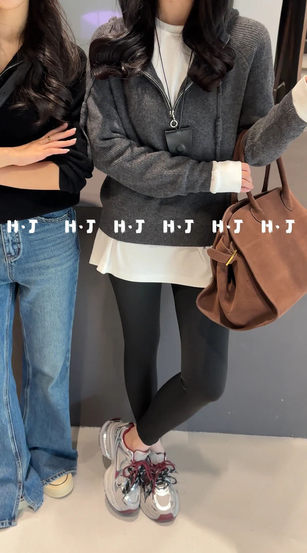 【 H·J 】“耀月”拼色运动网面时尚百搭老爹鞋6877