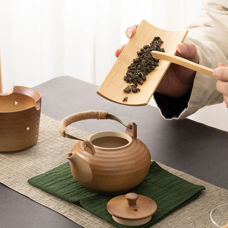 户外炉烧水壶煮茶壶煮茶中药防爆围耐高温陶瓷南瓜壶