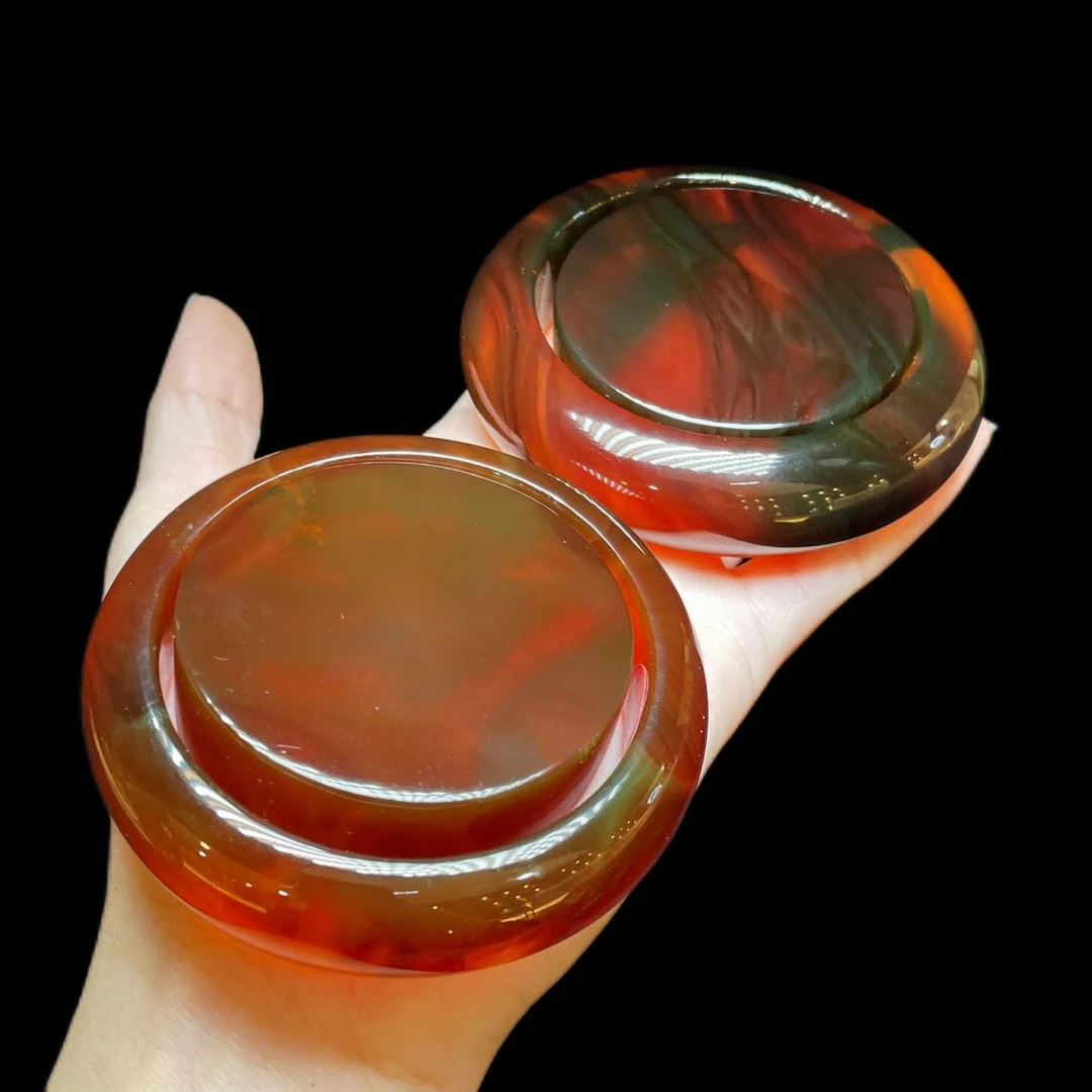 【小宝珠宝】13  T3785-灵草珀套装（手镯+镯心）多样性发一件-16x9mm