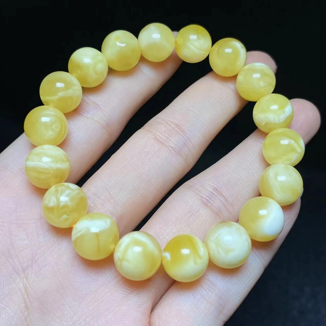 【云上叙】31 T58258-蜜蜡单圈手串-10mm-多样性发（小宝)
