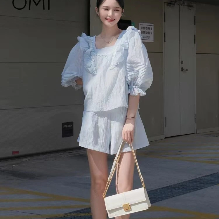 欧米OMI包包女单肩包真皮2023新款斜挎包高级感手提时尚链条女包
