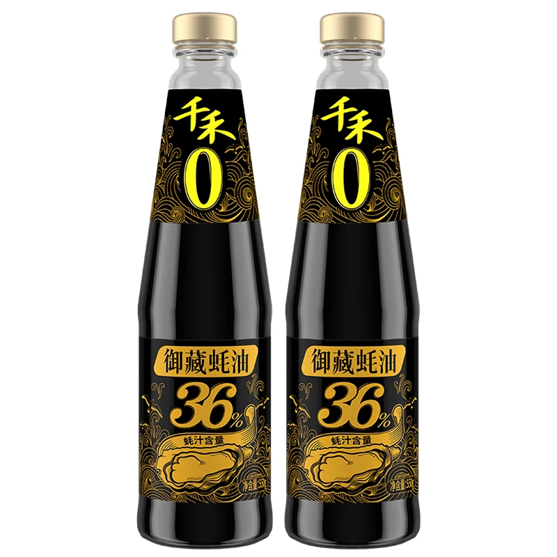 千禾御藏蚝油零添加防腐剂耗家用调味品36%蚝汁含量拌炒菜好蚝油