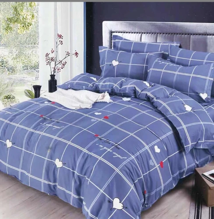 心与心愿四件套被罩2米*2米3床单2米3*2米4枕套一对48cm*76cm