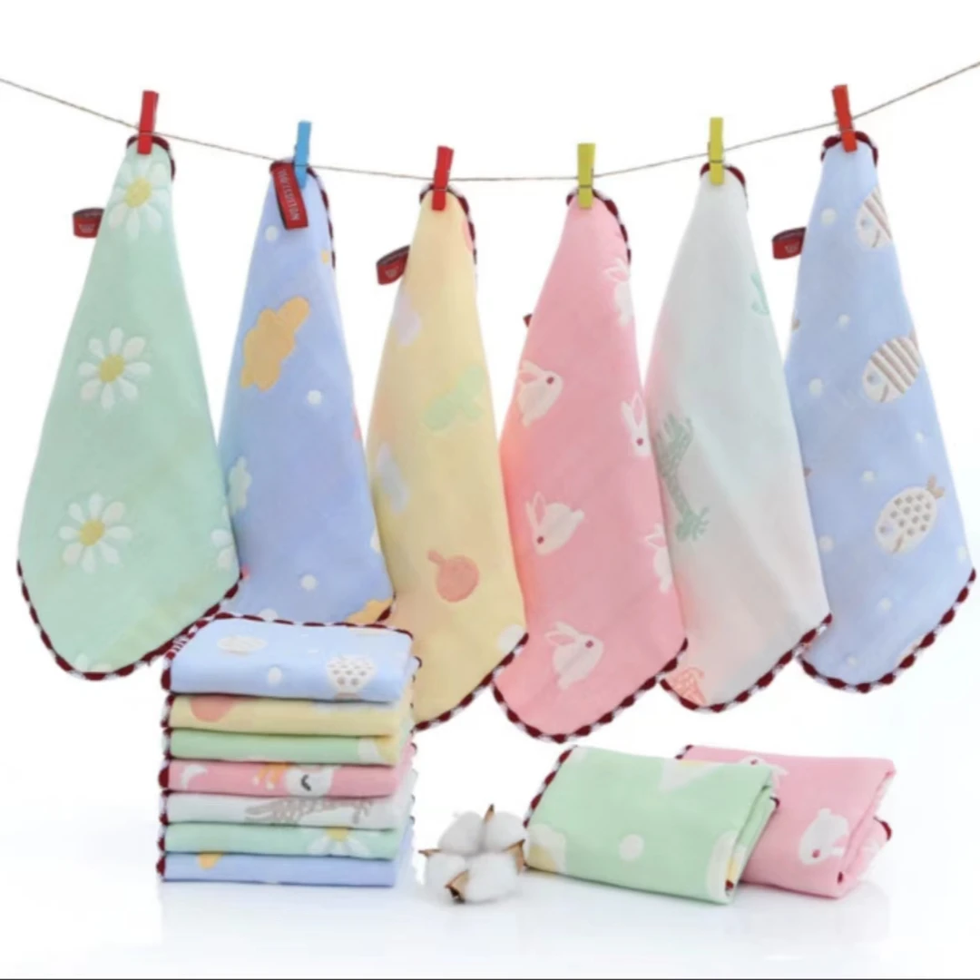 【华姐补贴】全棉小方巾一条【颜色款式不挑】