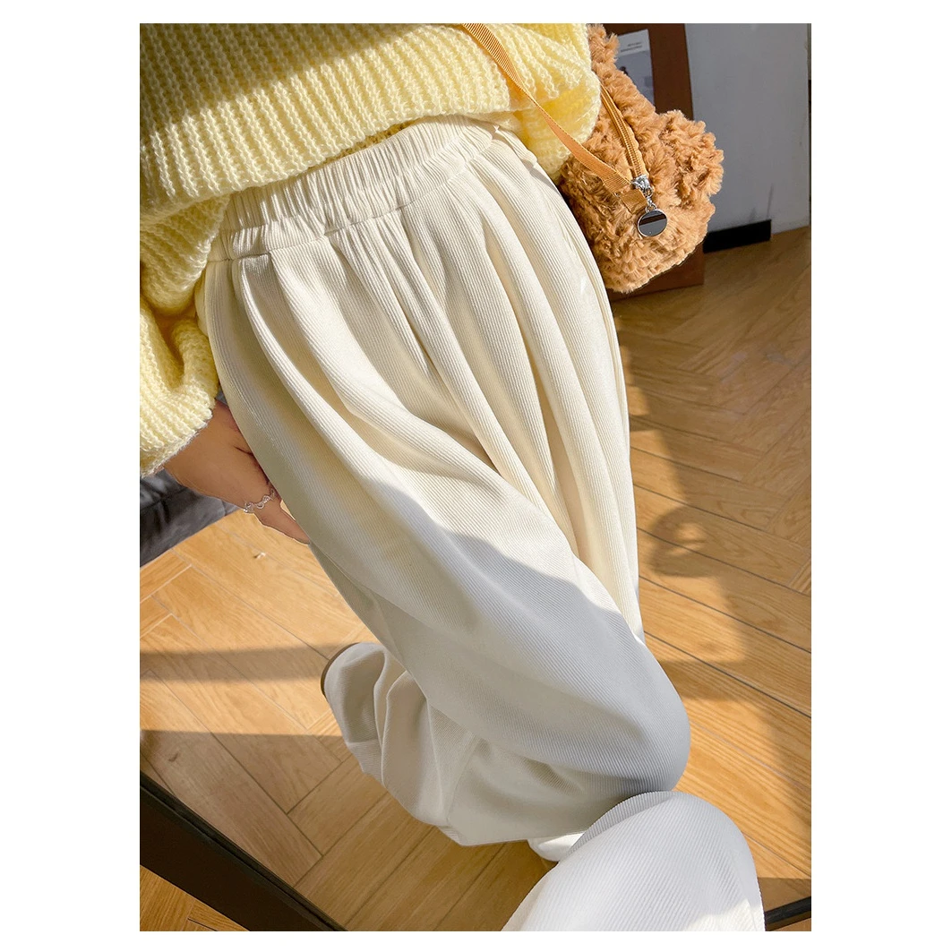 慵懒风宽松针织山本裤女2025春秋新款高腰垂感休闲拖地裤阔腿裤