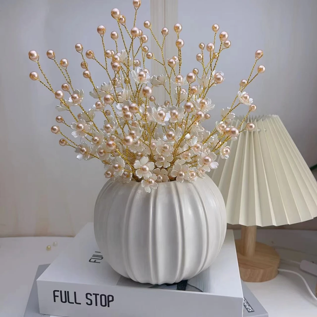 【买一送一】浪漫樱花材料包diy手工串珠樱花居家摆放饰品