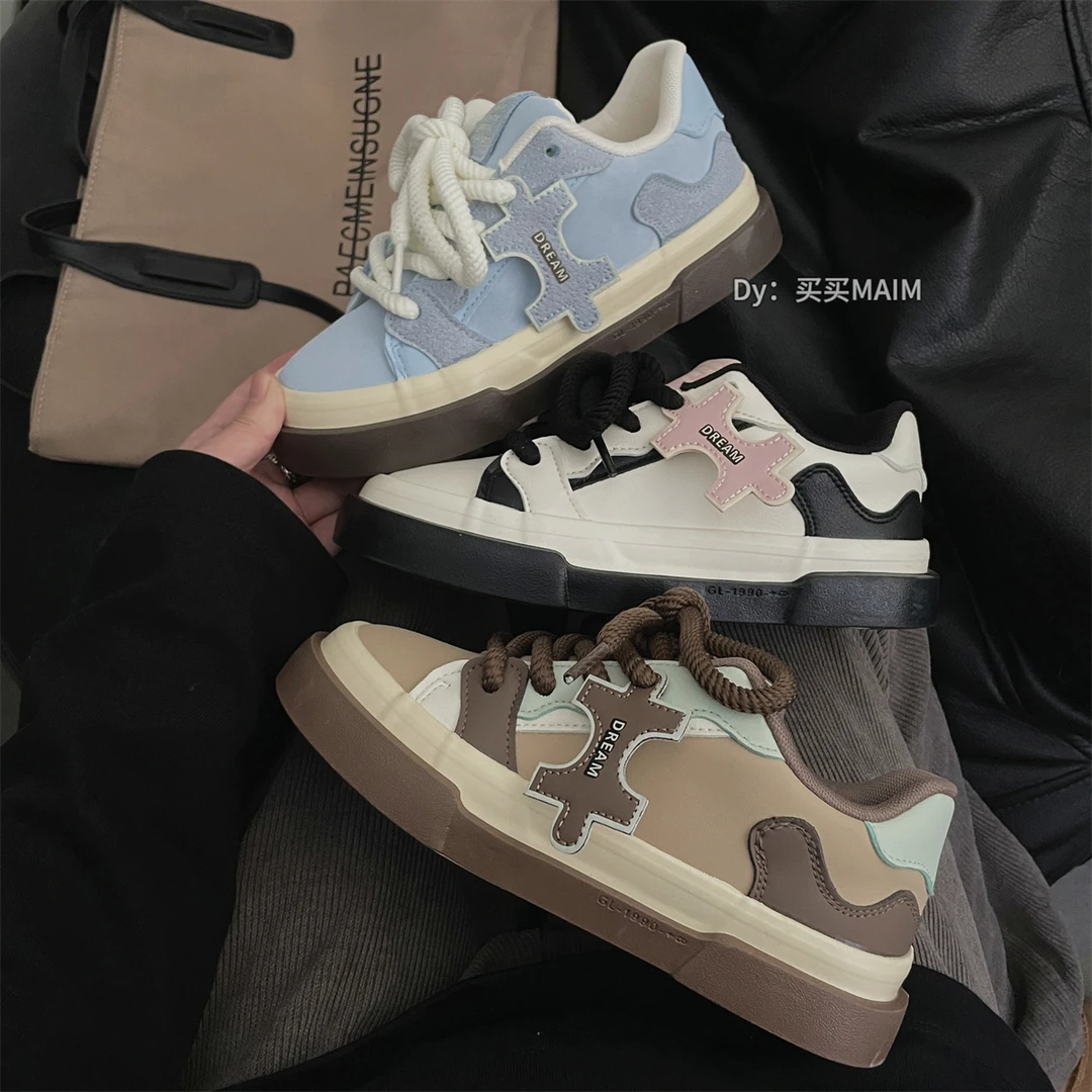 【巨百搭的板鞋~春季新品】2024年春季女鞋休闲百搭小众板鞋ins风