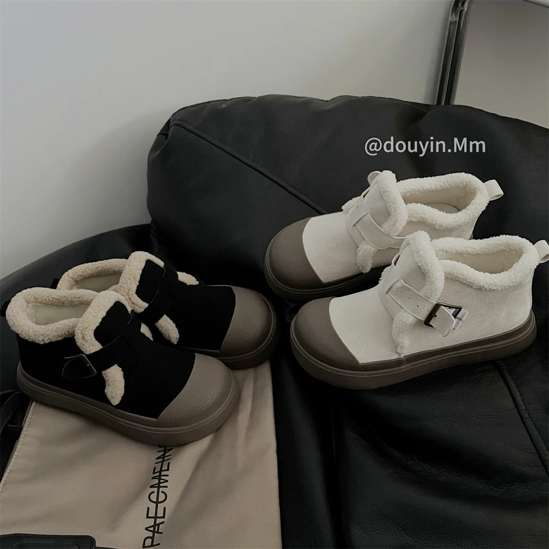 【可爱高帮~加绒保暖棉鞋】2023新款冬季保暖加厚棉鞋休闲时尚板鞋