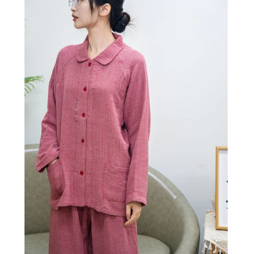 升级款100%棉【四层纱家居服】新款爆款新疆棉精梳棉居家服