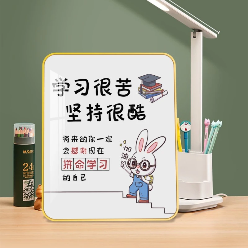 阪画屋网红创意摆台画竖款单幅桌面装饰摆件学习书桌装饰画【木子】