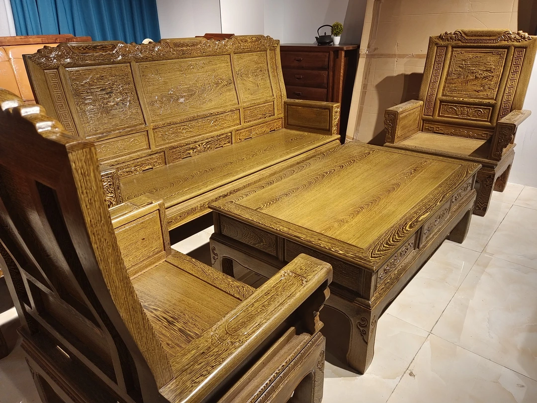 《锦绣中华》鸡翅木113五件套