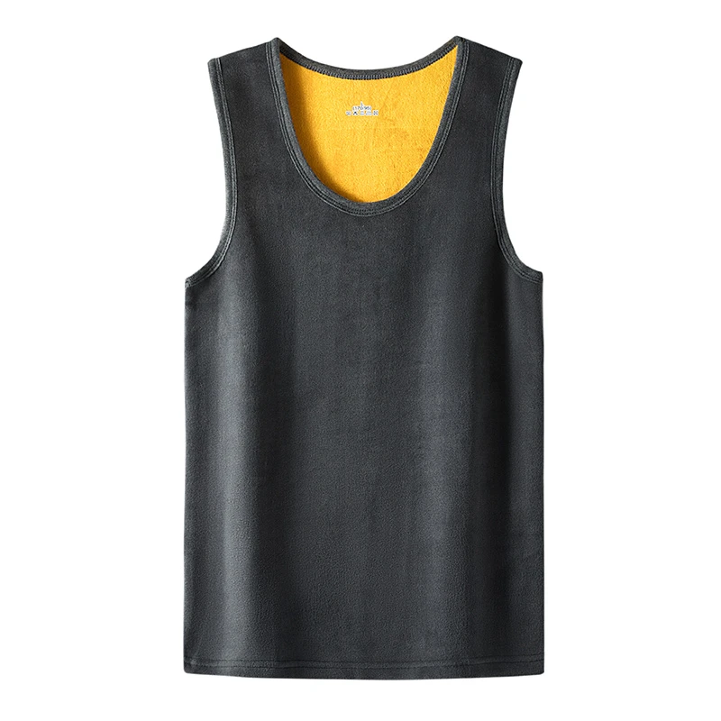 高品升级款男女同款双面绒保暖背心m秋冬季加绒加厚大码无痕无袖