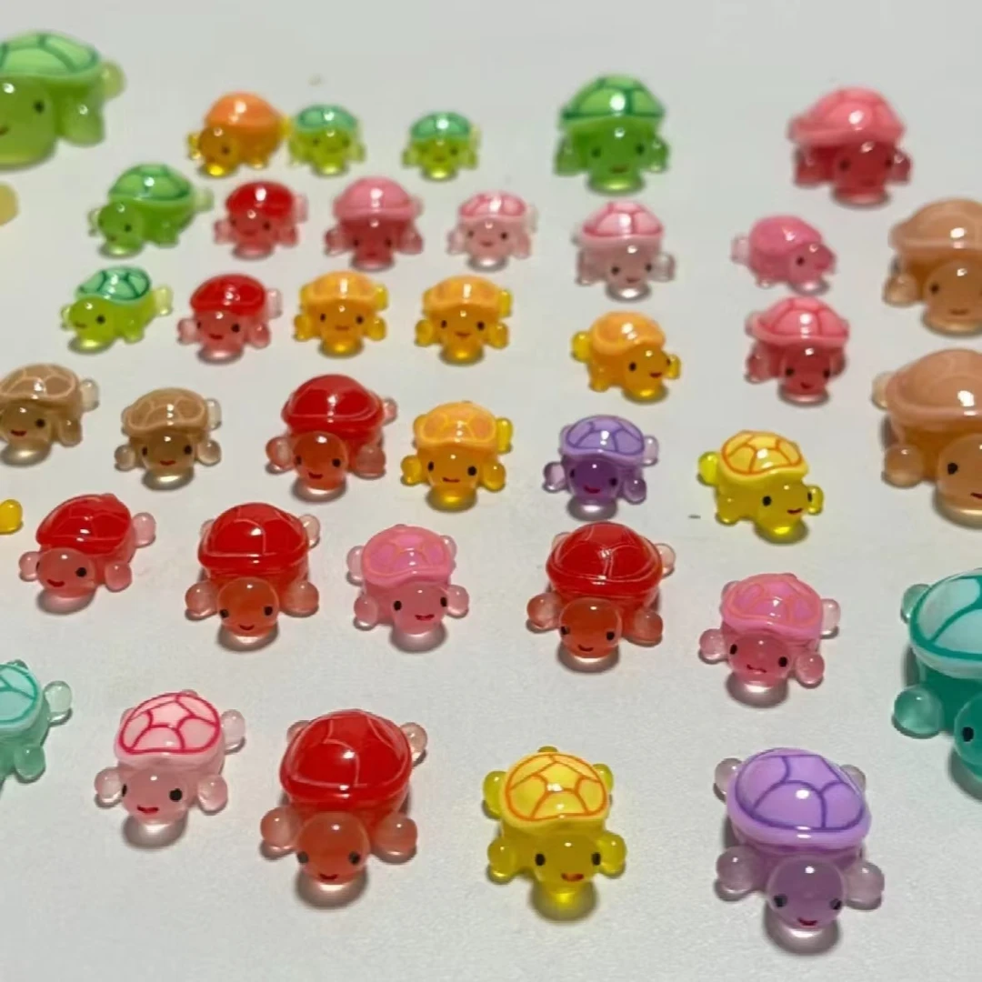 夜光（迷你小乌龟 ）微缩摆件 车载摆件 diy玩具