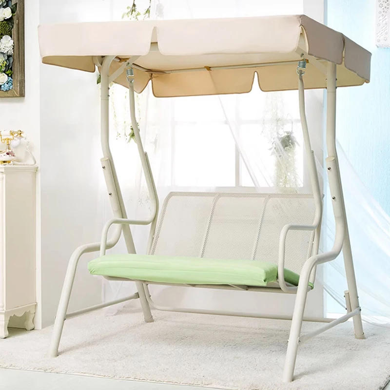 野人谷铁艺秋千室外摇椅室内荡秋千户外庭院吊椅阳台儿童秋千椅