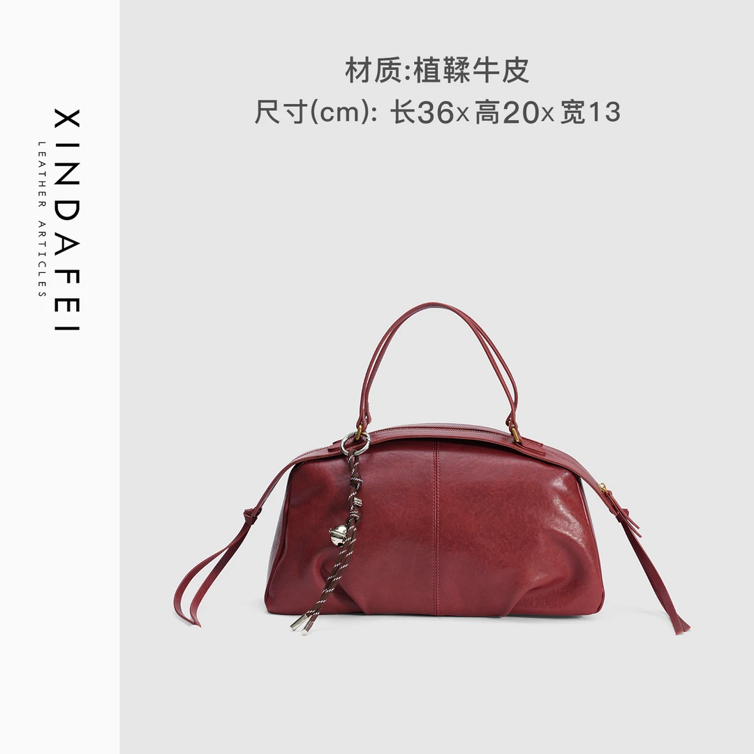 时尚手提9W189红色轻奢斜挎女包