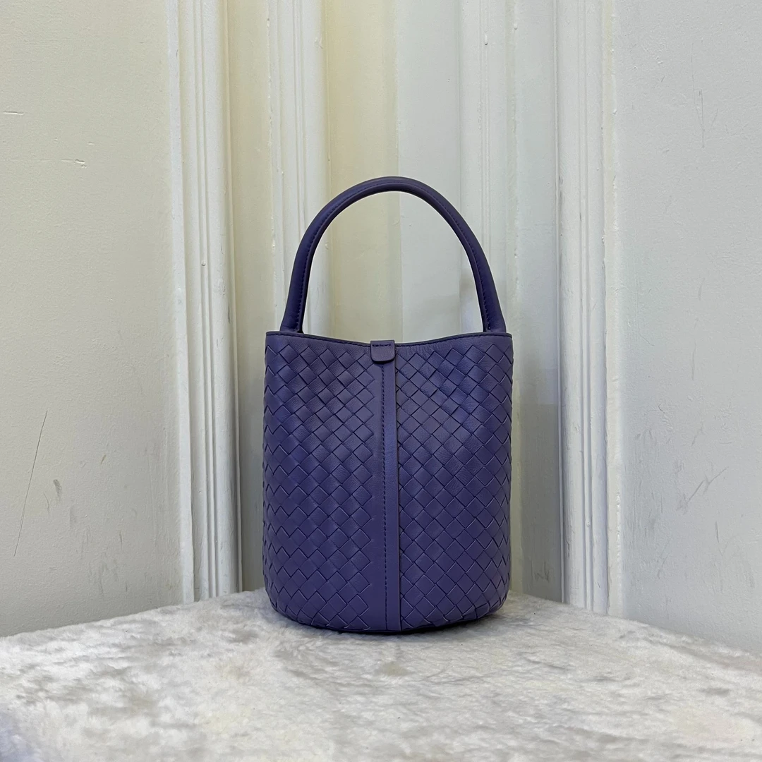 时尚轻奢编织包手提斜挎包38Q25紫色