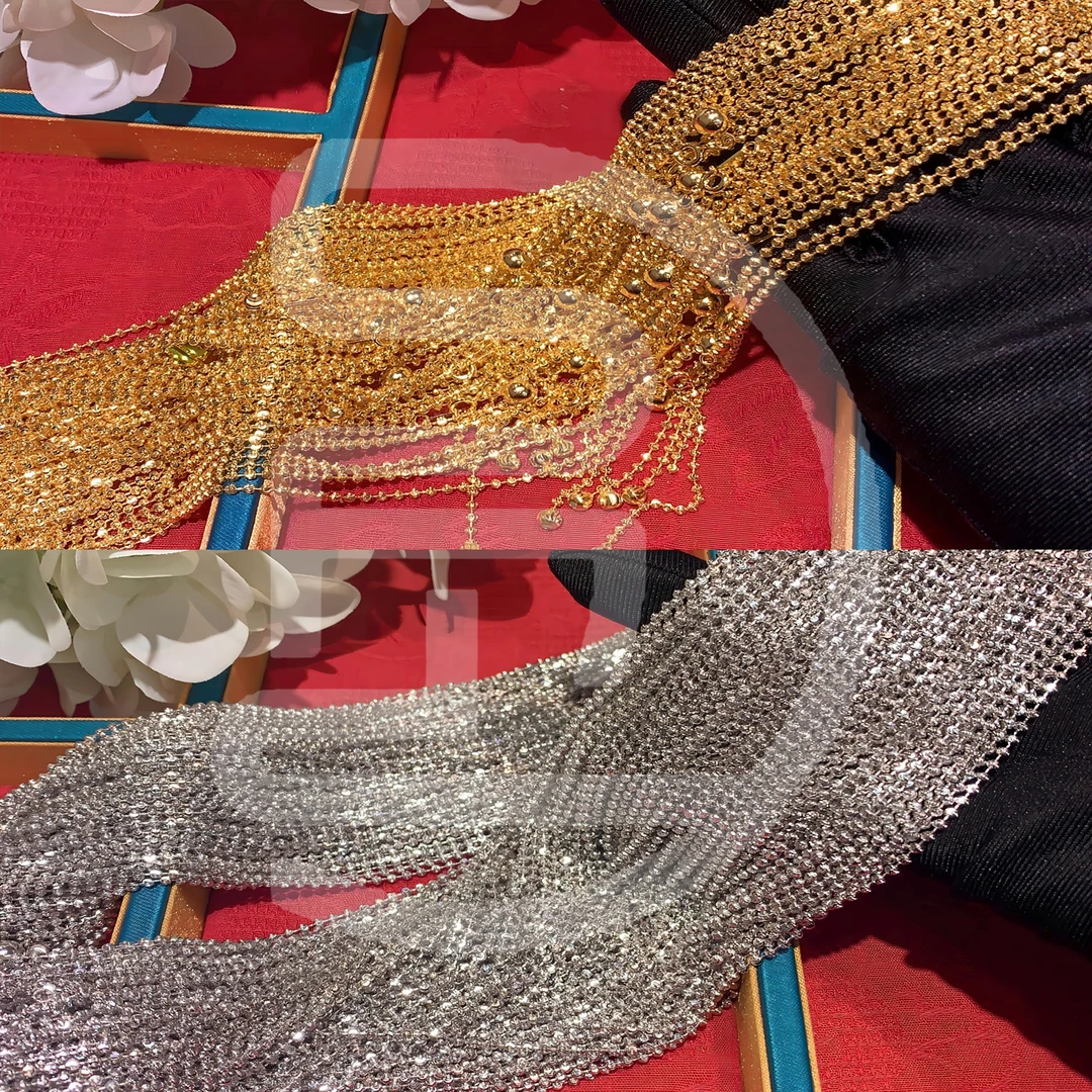 链子925银 意大利工艺万能调节珠珠链日常百搭珠宝链气质长款项链