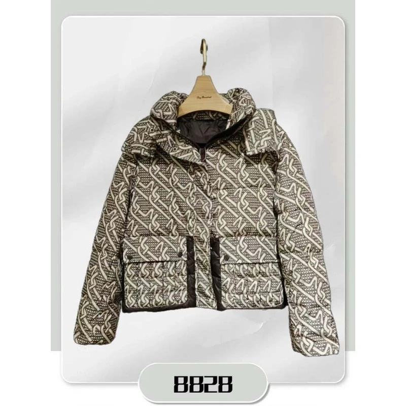 【井施】WS 8828 时尚百搭宽松羽绒服