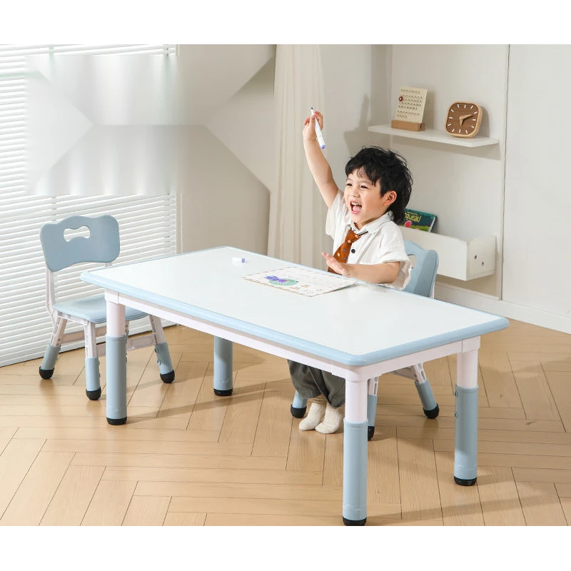 幼儿园桌椅儿童学习桌可升降专用书桌家用可涂鸦书写玩具折叠沙发