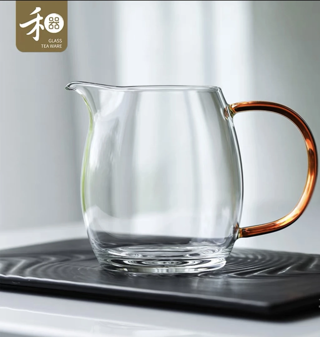 禾器晶彩 澄然琥珀色 公道杯 茶海300cc