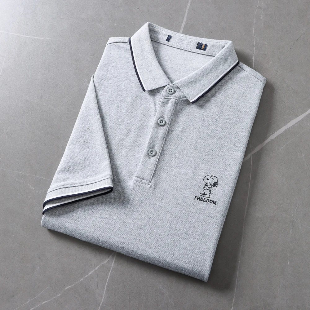 线下199 精梳珠地棉 品牌撤柜夏季男商务通勤翻领短袖体恤POLO衫