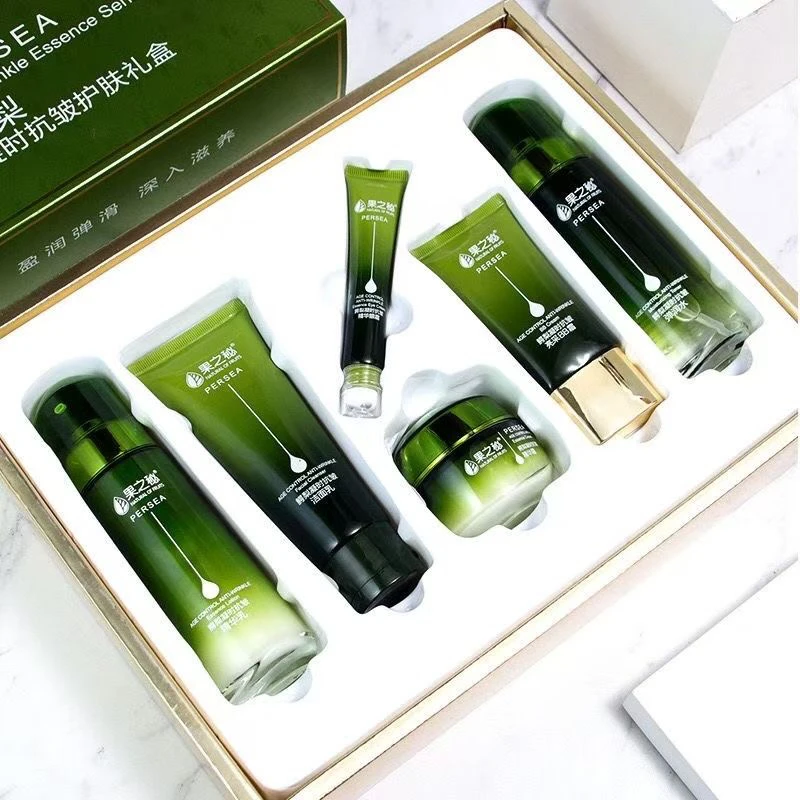 [宠粉价]果之秘鳄梨凝时精华水乳六件套礼盒护肤支秘鳄梨套盒