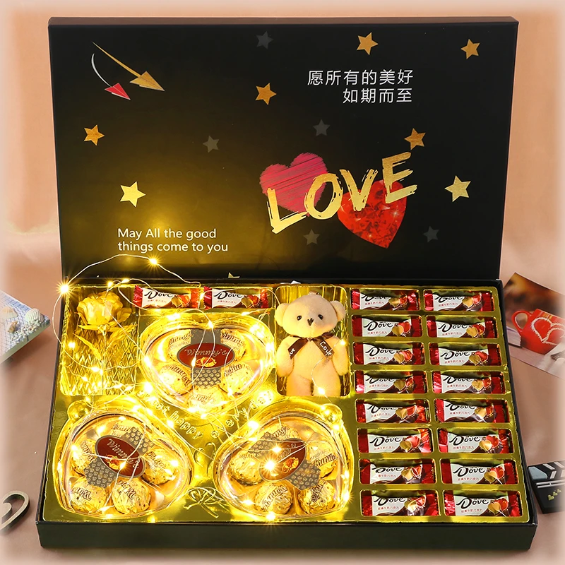 Dove/德芙巧克力礼盒装情人圣诞节生日平安夜礼物零食送女友老婆