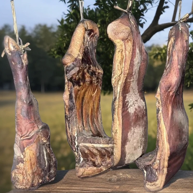 【一号链接 现场称重 】 老腊肉 巫溪农村粮土猪柏树熏制老腊肉。