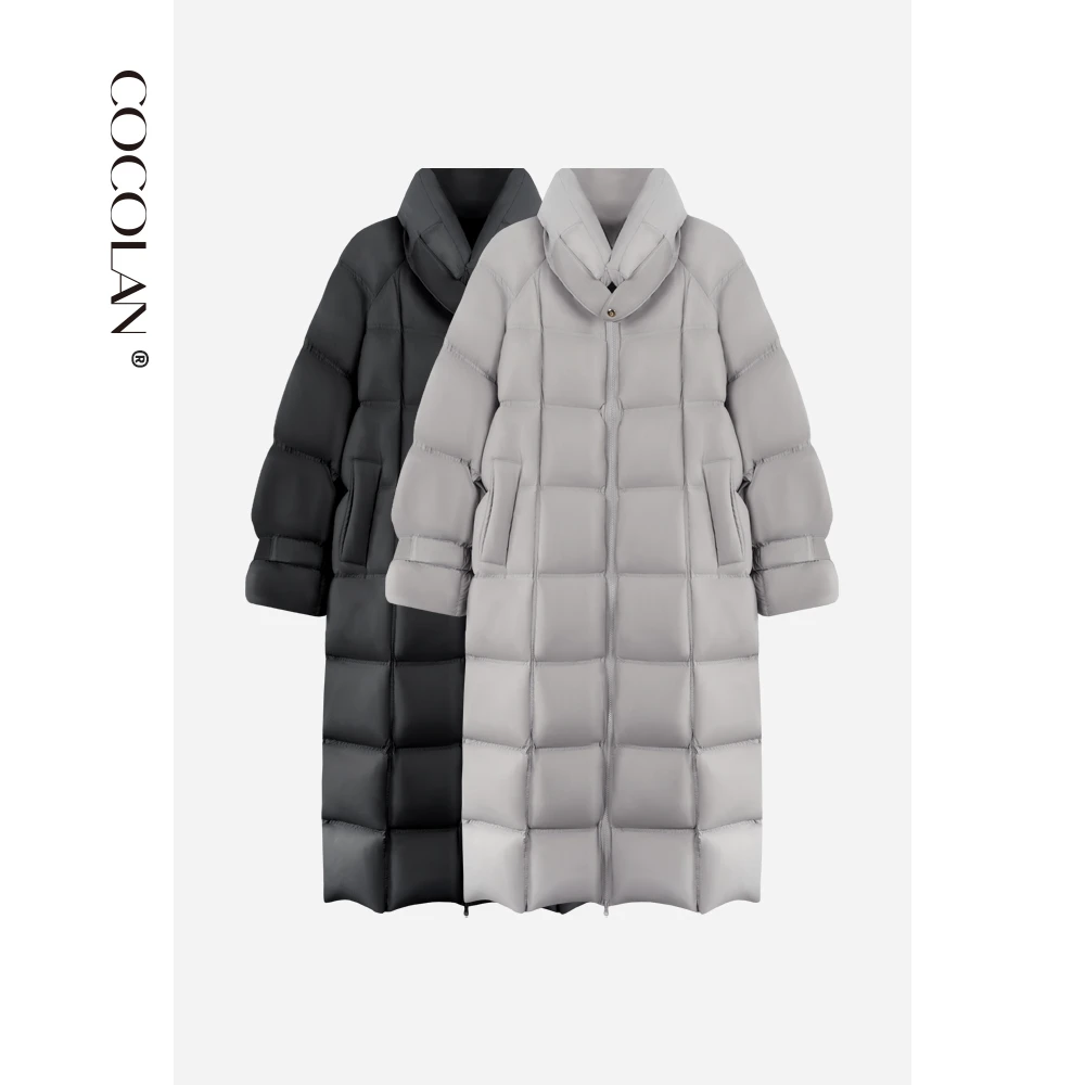 COCOLAN【暖冬】冬款长款羽绒被女羽绒服CL8YR6191