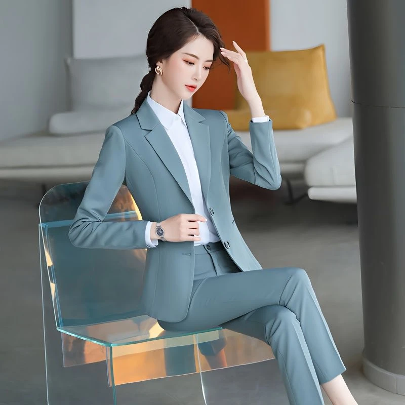 职业装小西装外套女时尚修身春秋2024新款上班学生套装女神范秋季