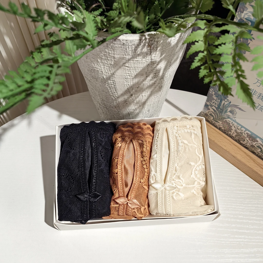 2618H3锦绣金玉女士高腰纯欲系短裤内裤