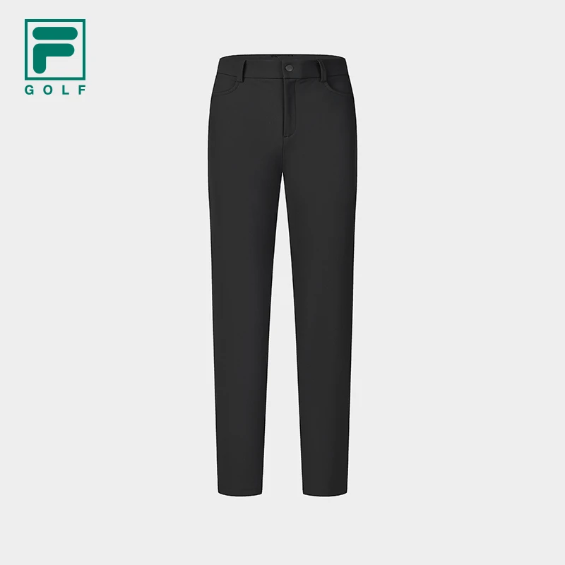 FILA女子高尔夫高智感针织长裤显瘦显腿长百搭女长裤A11W515601F