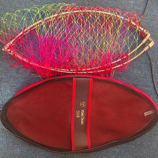 直径55超网头网圈通用款不锈钢管抄网头带包