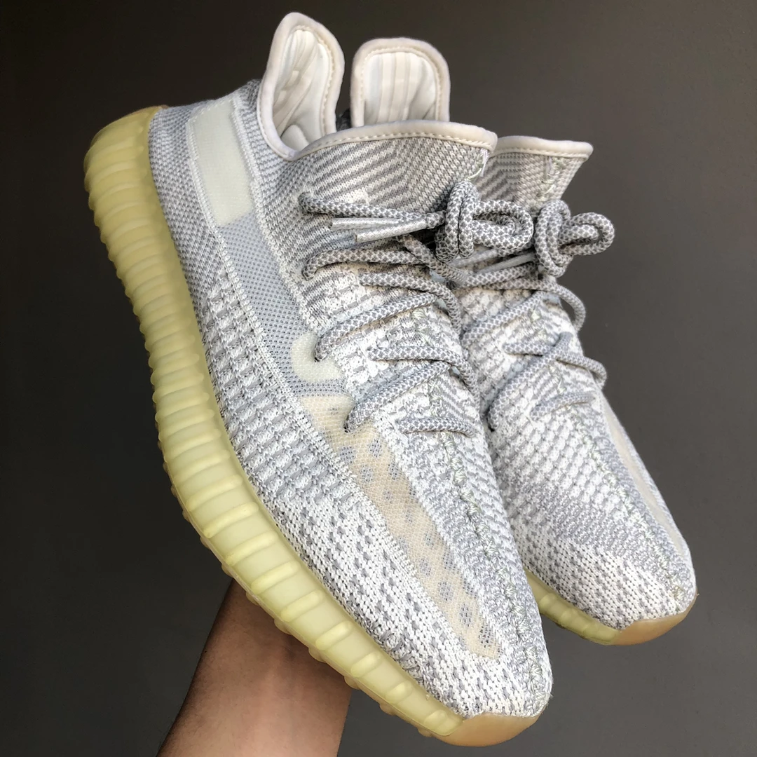 44.5码公价3000 椰子350灰天使 95新阿迪休闲鞋 FX4348 无盒